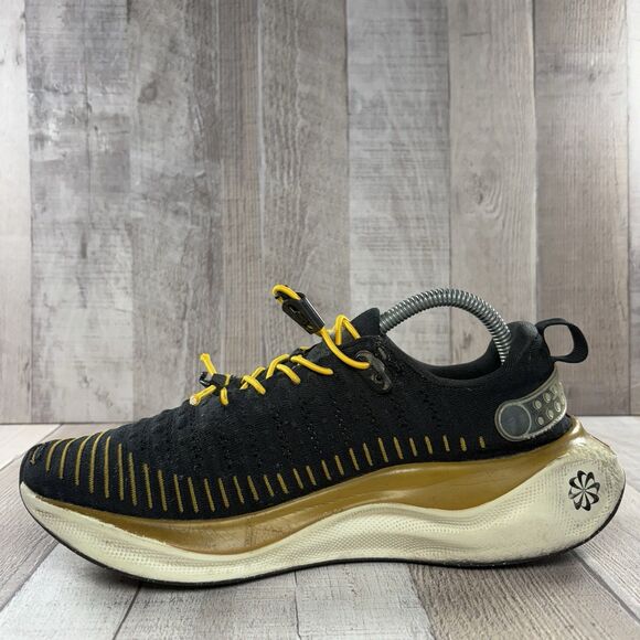 Nike ReactX Infinity Run 4 Men's Size 9.5 Running Shoes Sneakers Black Bronzine - Picture 8 of 16